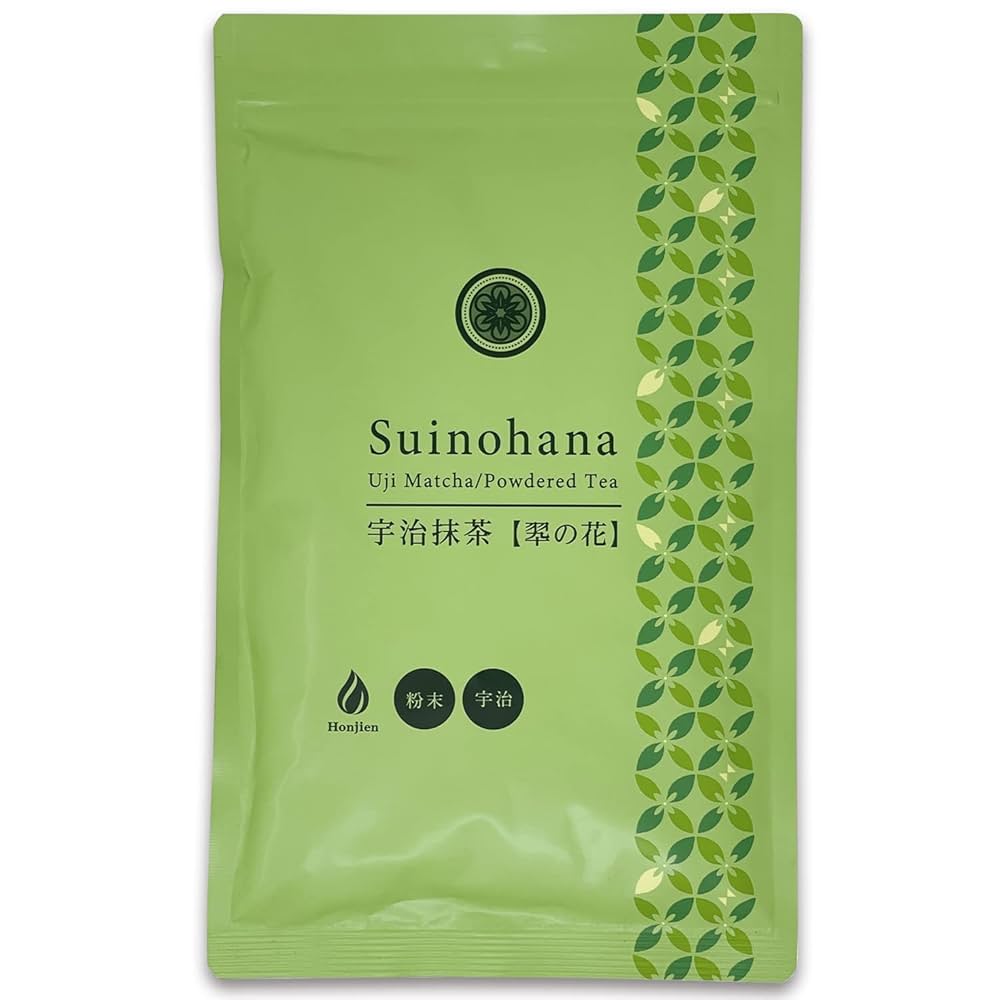 Amazon | 宇治 抹茶 Honjien tea 飲料用 製菓用 粉末 国産 翆の